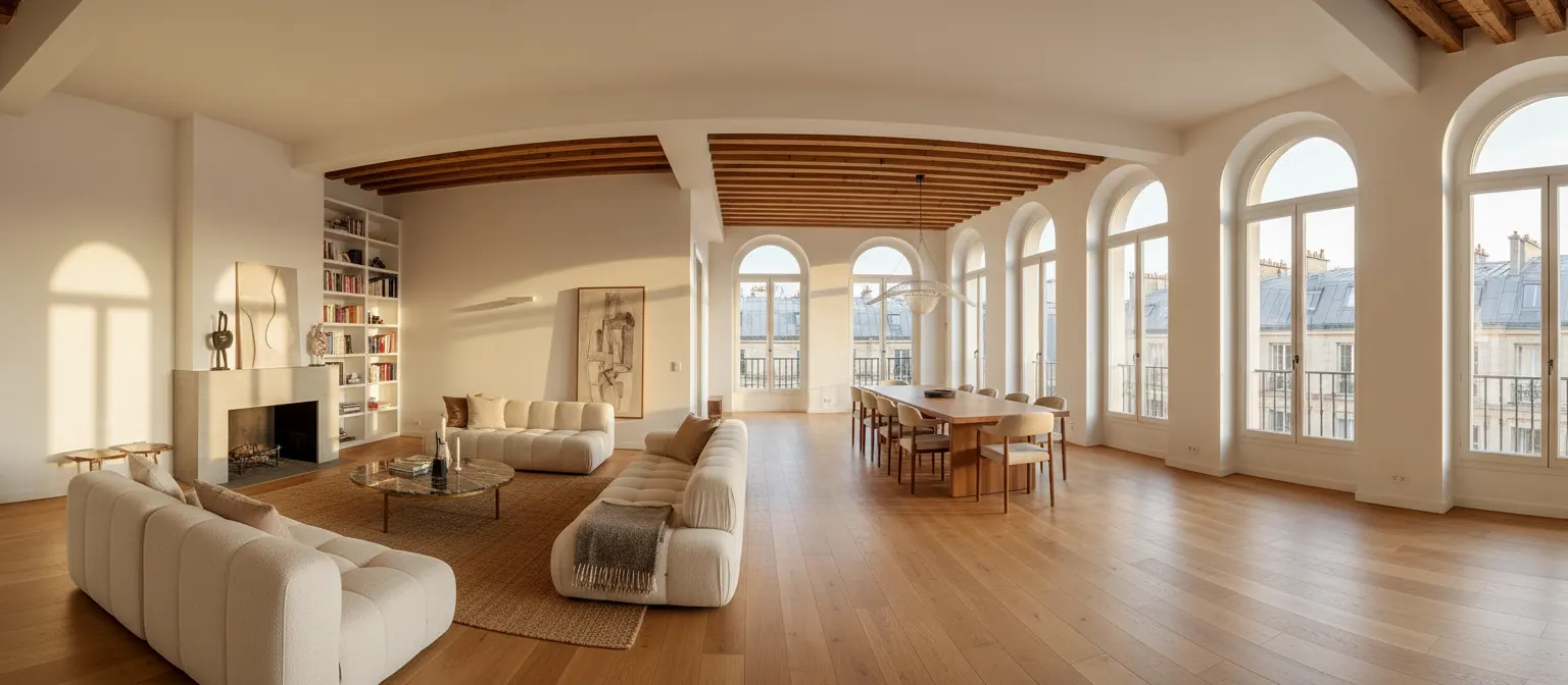 Salle de bains en grès cérame