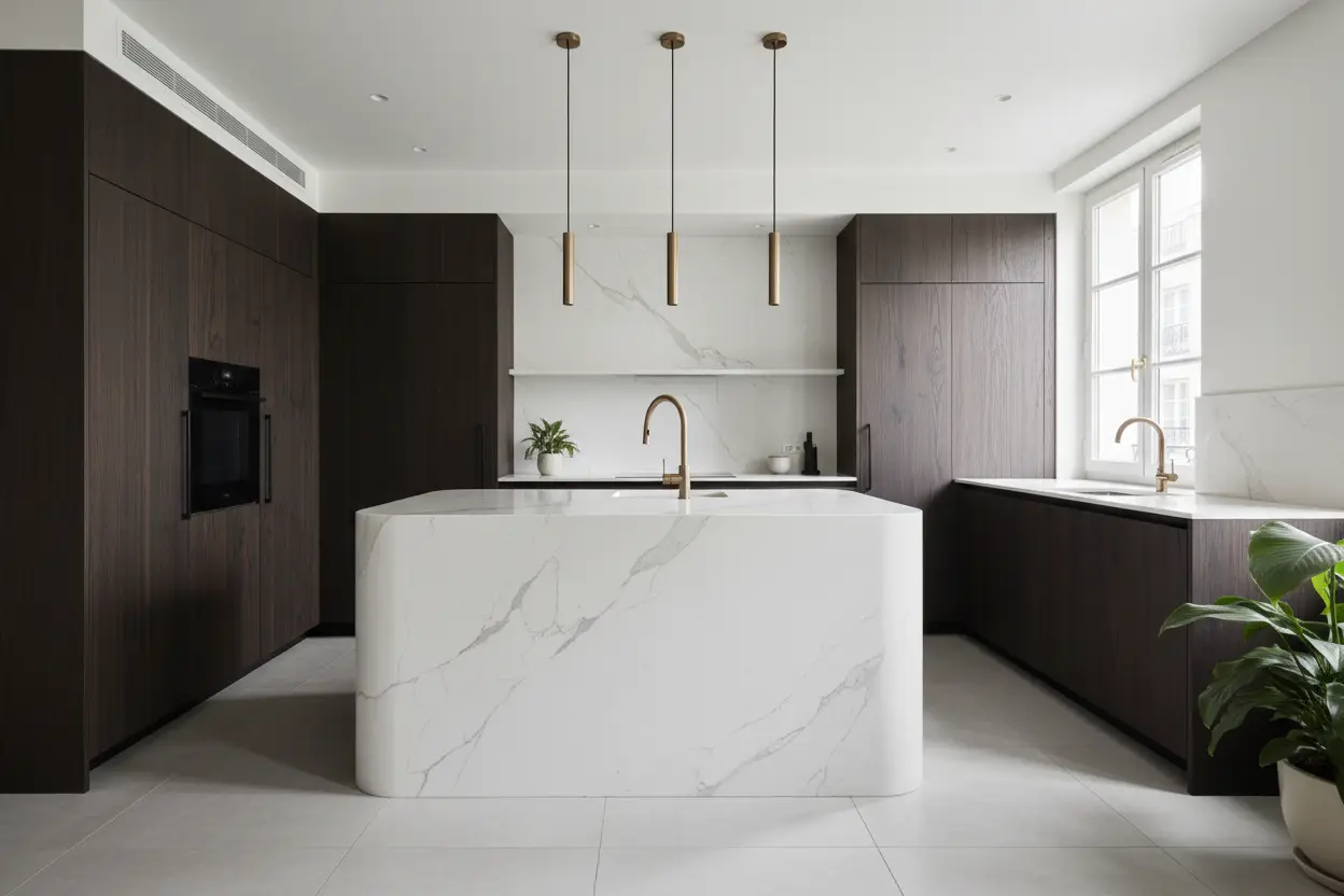 Appartement haussmannien — Cuisine d'Architecte