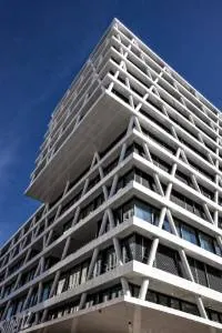 Façade tramée