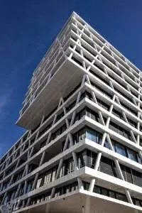 Façade tramée