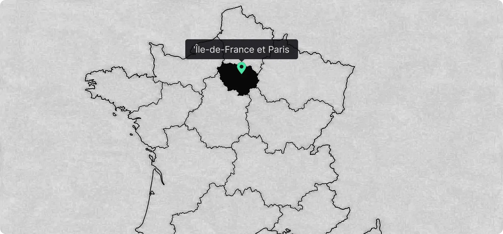 Illustration de la zone d'intervention : Paris et l'Île-de-France